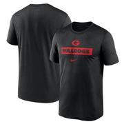 Georgia Nike Legend Sideline Team Issue Tee